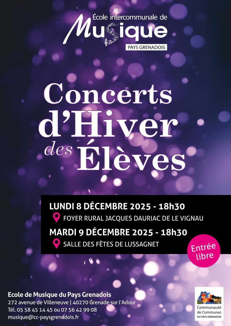 concerts d'hiver