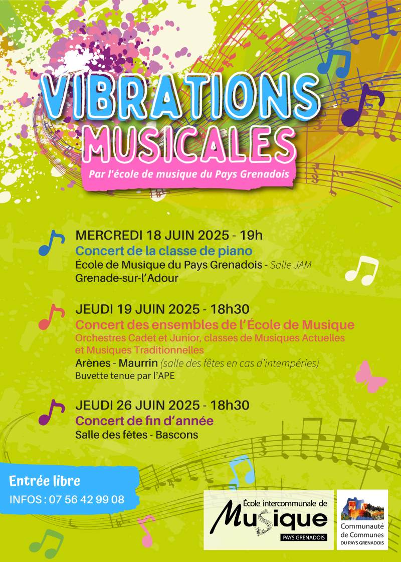 vibrations musicales